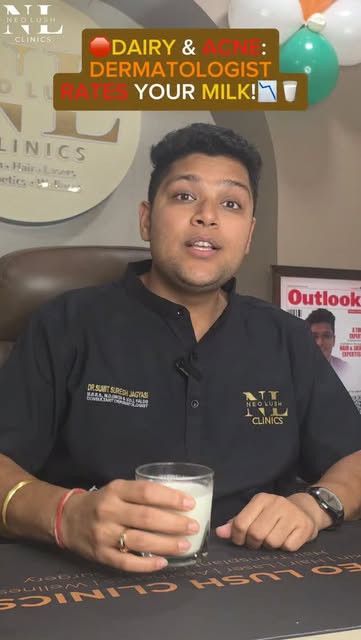 🛑 DAIRY & ACNE: DERMATOLOGIST RATES YOUR MILK! 📉🥛

Skincare par hazaron kharch karne ke baad bhi 