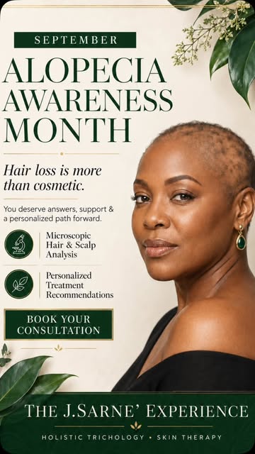 September is Alopecia Awareness Month 💚

Hair loss is more than a cosmetic concern. It can affect y