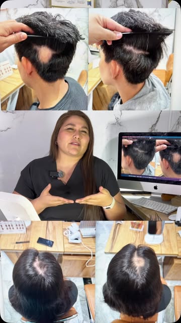 😳🪞 Te despiertas, te miras al espejo… y aparece un espacio redondo sin cabello. 💇‍♀️⚠️

La alopec