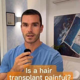 Is a hair transplant painful? 

While we are working away, you should be pain-free and comfortable! 