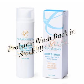 🫧BACK IN STOCK Clearscience Skin Care® Probiotic Wash available @la_dermatology, Amazon, and clears