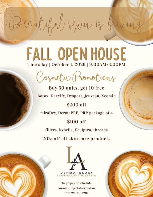 We hope you can join us on Thursday, October 1, from 9am - 3pm for our Fall Open House! Receive grea