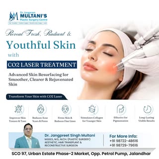 Reveal smoother, clearer, and more youthful-looking skin with advanced CO₂ Laser Treatment. Whether 