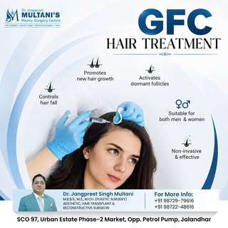 ✨ Struggling with hair fall? GFC Hair Treatment could be the solution you’re looking for!🌿

GFC (Gr