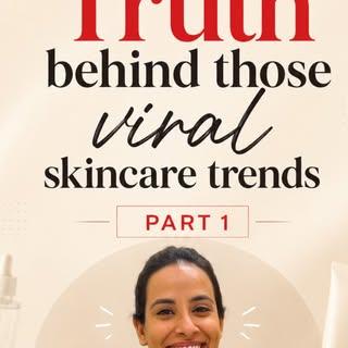 Dont jump on the next viral skincare trend before you see this! 🛑👀
Here is a dermatologist’s hones