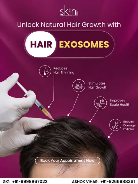 Ready to give your hair a growth-focused boost? 🌱✨

Introducing Hair Exosomes — an advanced hair-ca