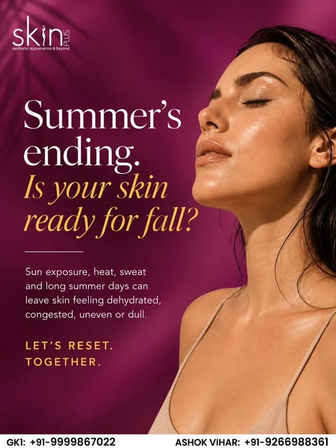 ☀️ Summer is ending. Is your skin ready for fall? 🍂✨

After months of sun exposure, heat, sweat and