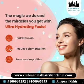 * Hydra facial Treatment @Clubmedical
* Start's @999/-*
* Book Your Consultation Today!
* Visit Our 