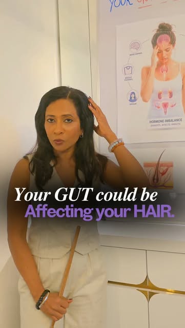 Hair fall isn’t always just a scalp problem.

The gut–hair axis is an emerging area of research look