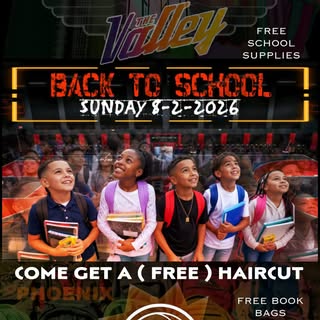THIS UPCOMING SUNDAY [ AUGUST 2, 12PM TILL 4PM ]
GET A PHRESH START WITH FREE HAIRCUTS/FREE BOOK BAG