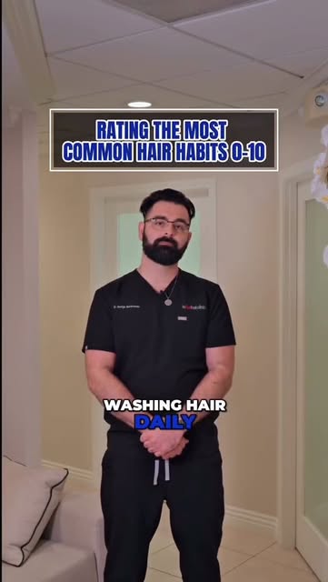 Hair habits: rated by hair transplant surgeon! 

From washing frequency to dry shampoo, sulfates, da