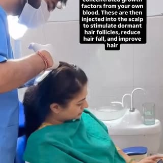 GFC (Growth Factor Concentrate) hair treatment is an advanced, non-surgical procedure that extracts 
