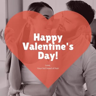 This Valentine's Day make the call.
Your hair wants to always be yours.
Our hair restoration service