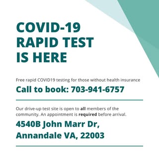 Our office is excited to announce that we are a Covid19 Rapid Test Site. 
Rapid tests have Covid19 r