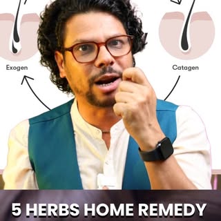 5 Herbs Home Remedy For Hair Regrowth | Hair Loss | Hair Tips | Hair Expert | Waidon #reducehairfall