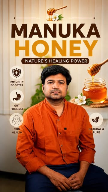 🍯 Manuka Honey – Nature’s Golden Goodness!
Discover its potential role in wellness, skin care & wou