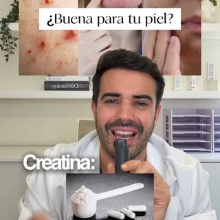 ¿La creatina empeora el acné o la rosácea? ¿Y qué relación tiene con el envejecimiento de la piel? �