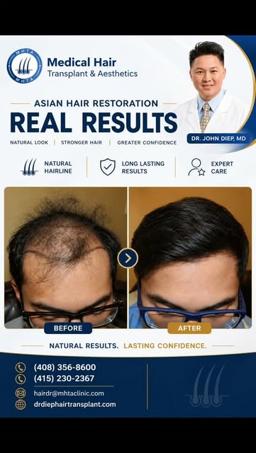 Thinning hair? Your hairline can make a difference. 👀

Real patient. Real transformation.
A fuller,