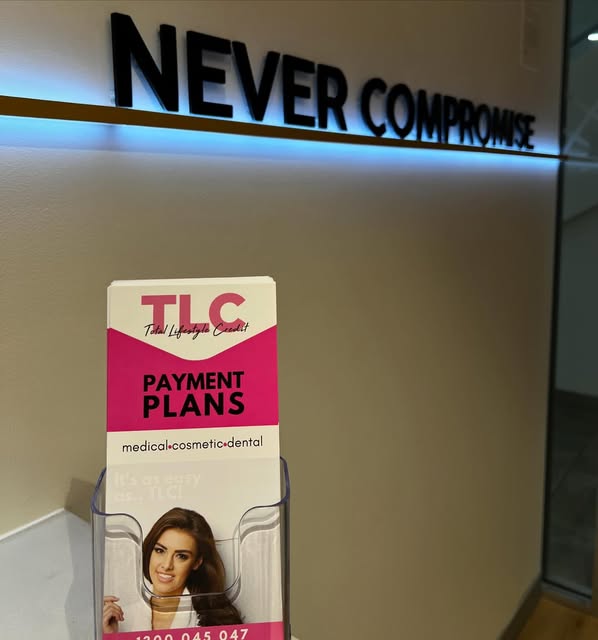 We have payment plans available for eligible patients through a third party provider TLC, subject to