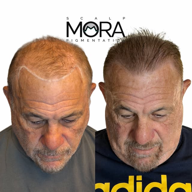 Density done MORA better. 🔥

This client wanted to keep his existing hair…he just wanted it to look