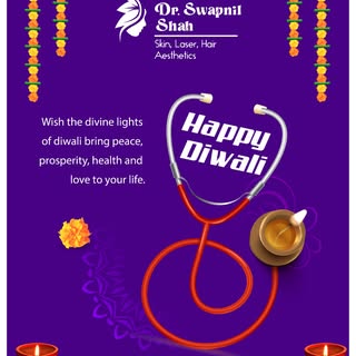 Wish the divine lights of Diwali bring peace, prosperity, health and love to your life.
Happy Diwali