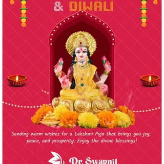 Sending warm wishes for a Lakshmi Puja that brings you joy, peace, and prosperity. Enjoy the divine 