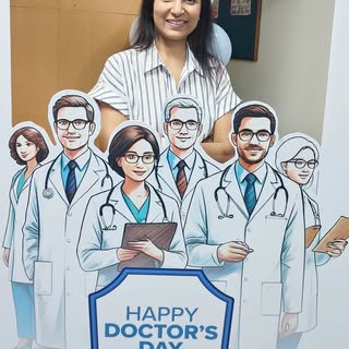 Today is the Doctor’s Day , I want to take this opportunity to Thank my patients for trusting me wit