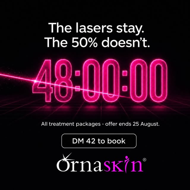 10 days of anniversary pricing end 25 August. Laser hair reduction, scars, pigmentation, HIFU, hair 