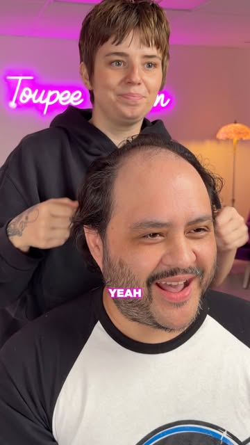 #toupee #bald #hair #hairsystem #sandiego