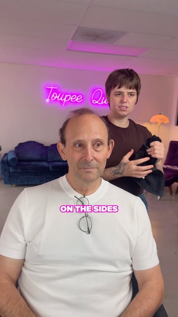 No grays at all 😳
#toupee #bald #hair #hairsystem #sandiego