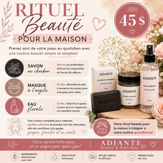 MON RITUEL QUOTIDIEN BEAUTÉ DU VISAGE À LA MAISON ✨

Prenez quelques minutes chaque jour pour prendr