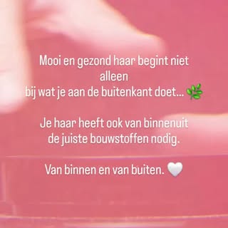 Mooi en gezond haar begint niet alleen bij wat je aan de buitenkant doet. 🌿

Je haar heeft van binn