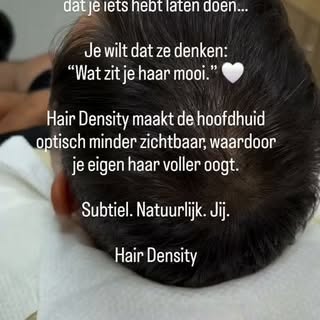 Soms gaat het helemaal niet om meer haar…

Maar om minder hoofdhuid zien. 🤍

Wanneer je haar dunner