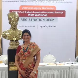 Dermatosurgery Workshop at none other than our Alma mater: BJ Medical College. Nostalgia indeed, sit