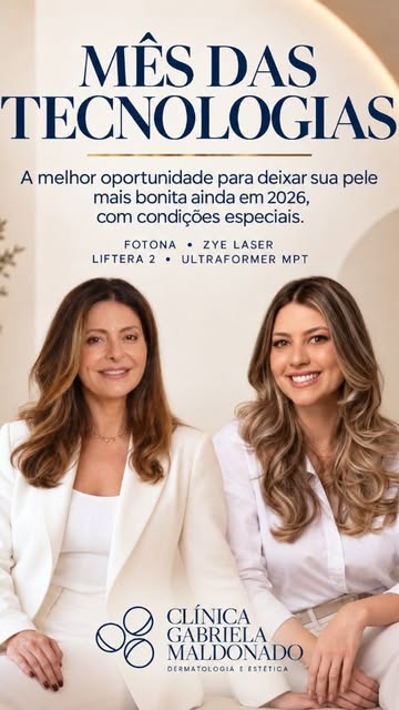 Mês das tecnologias por aqui 🫶

Esse mês de setembro terá condições especiais para procedimentos co