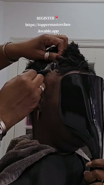 VIRTUAL HAIR REPLACEMENT CLASS 
📅 Mon, Oct 12 | 🕙 10am-2pm

Learn polyurethane topper installation