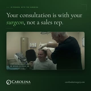 If you've consulted elsewhere, you may have noticed the person who assessed your hair wasn't the per