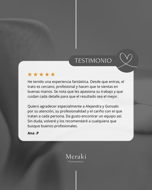 La recompensa de hacer las cosas bien son palabras como estas ¡Mil gracias! 🤩 

#reseña #testimonio