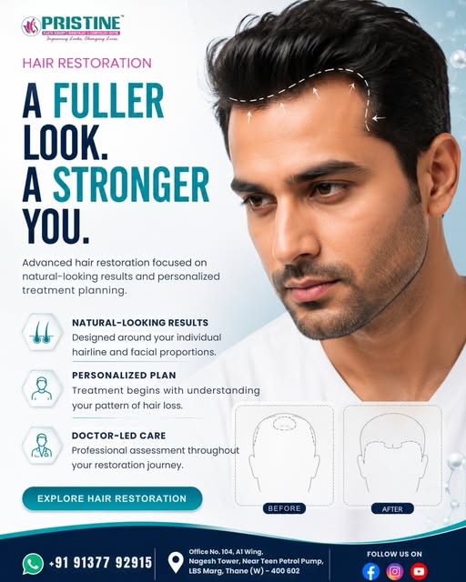 A Fuller Look. A Stronger You.

Advanced Hair Restoration at Pristine Cosmesis
Natural-looking resul