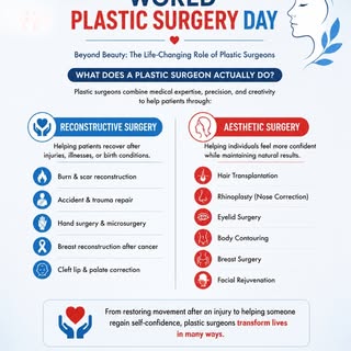 Beyond beauty, plastic surgery is about restoring confidence, improving function, and transforming l