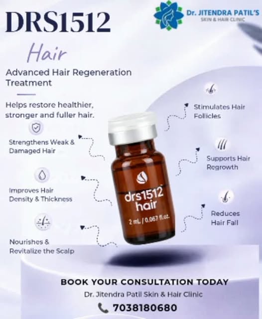 Tired of hair thinning and hair fall? ✨ Restore healthier, fuller, and stronger hair with DRS1512 Ad