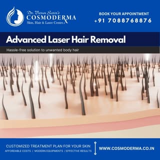 Looking for a hassle-free solution to unwanted body hair? 
Our laser hair removal treatments are saf