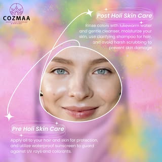 Embrace the joy of Holi while protecting your skin! 🌈✨ Don’t let harsh chemicals dampen your celebr