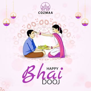 Bhai Dooj Greetings from Cozmaa! 🌸✨ 

Celebrate the bond that's as radiant as healthy skin. 

Happy