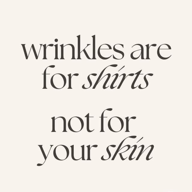 Wrinkles are for shirts, not skin. ✨

Smooth, firm, refreshed-looking skin starts with the right tre