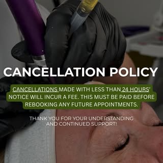Polite Reminder ⤵️

As we head into a busier season, please plan your appointments in advance and le