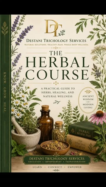 #health #hair #herbal #naturalmedicine #Trichology

KNOW. GROW. HEAL.

Destani Trichology Services
E