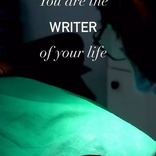 I direct the vision, produce the hustle and star in the plot. The script is mine, the stage is set a