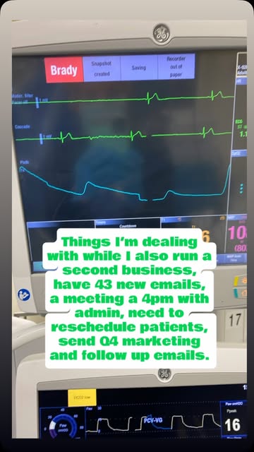 Let’s be serious…I love anesthesia, and I love aesthetics. And the above photo, true story of my cli