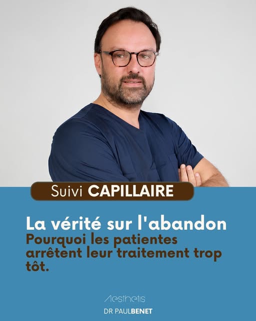 Pourquoi les patientes arrêtent leur traitement capillaire trop tôt.

Ce reel parle de quelque cho